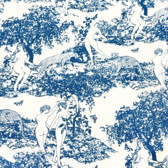 Reformation Kourtney Midi Dress In Pastoral Print Blue White Size 6 - Picture 4 of 6